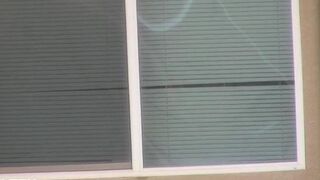 Jerking for neighbor lady (only neighbor in video)