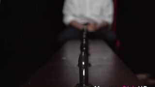 Slammed mormon missionary takes a cum