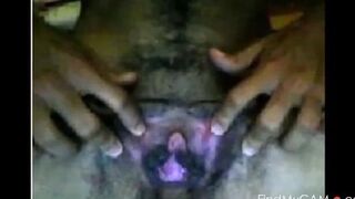 Hairy Brazilian Tomboy on Webcam for Lesbian Fans