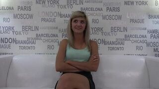 Blonde Cutie Fucked At Casting