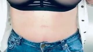 Step Mother Just Can Not Resist Showing Off For You (Nipple Play)