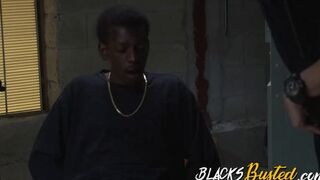 INTERRACIAL HARDCORE threesome with married criminal