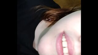 Blowjob after a workout in the gym [Amateur oral porn]