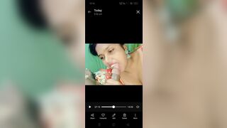 Indian Sali Takes Big Dick Cum in Mouth, She Swallow Sloppy Cum