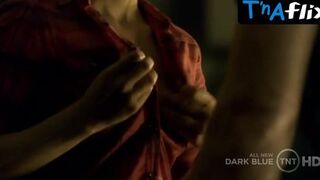 Nicki Aycox Underwear Scene in Dark Blue (Nicki Lynn Aycox)