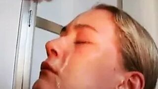 Cheap street hooker takes big load (14)