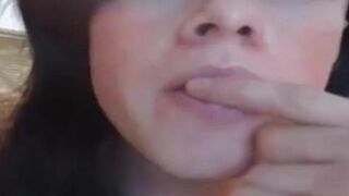 Brunette amateur loves sperm