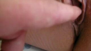 squirty vibes & gets very wet & squirts a little