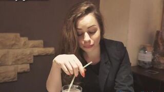 Casting beauty sucks dick like a pro