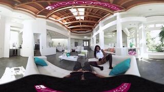 VR Bangers Sexy Black Perfect Ass Maid Fucked and Cream-pied 360 VR Porn