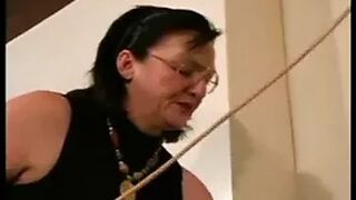 Granny Straps and Spanks the Boy pt3