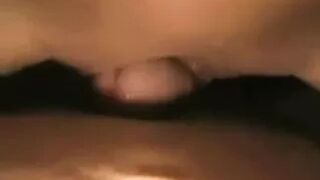 Creaming on his cock and squirting