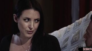 Bigtit milf deepthroats before fucking during steamy affair
