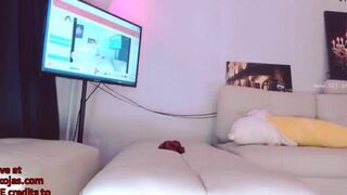 Hottest Asian camgirl in stockings and lingerie