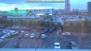 Amateur cutie sucking dick and fucking in the public place