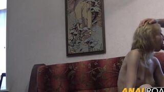 Passionate girlfriend craves rough anal penetration