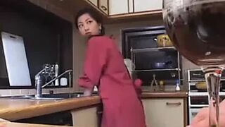 Brother Wife Grabbed For Ass In Kitchen