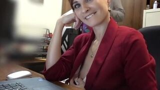 Petite Office Milf Exposes Her Fun Parts