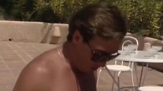 Perky tit girl double fucked in the sun (Sarah Lollypop)
