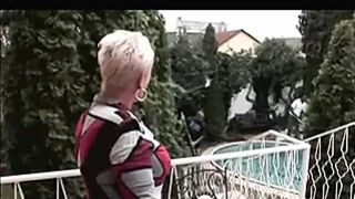 Shorthair-Blonde Granny - BBC Double Penetration