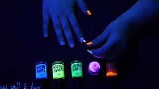 Relaxing & Chill Hand Fetish - Fingernail Painting (Sarah Arabic)
