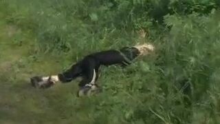 Athena Demos Breasts Scene in Within The Woods (Dannii Minogue)