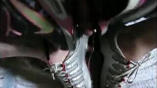 Fucking Grls Classics while wearing Grls Shox NZ