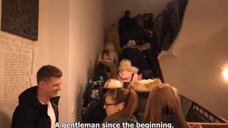 Girls Take Stranger to the Harem HomeParty