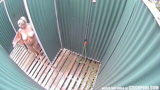 Monster Natural Big Boobs in Shower