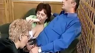 Hot granny threesome