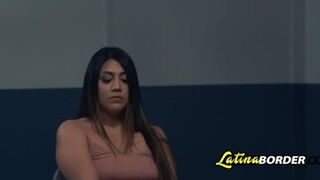 Naughty Latina banged by stranger