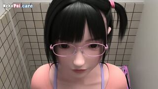 [3D] Pengalaman Gadis Nakal Bersama Onii-chan Di WC Umum – Full Version
