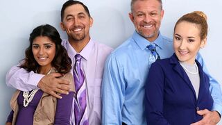 Office Swap: Horny Stepdads Trade Teeny Stepdaughters
