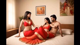 Desi Indian Bhabhi Ki Sari Me Jordaar Chuday Clear Hindi Audio Climex Mix Eltra 4k Video