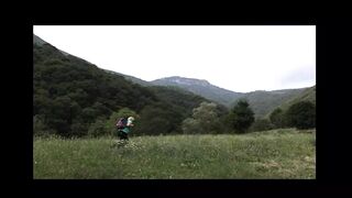 Hottest Outdoor Doggy Fuck for a Slutty Blonde Italian Cougar Big Ass