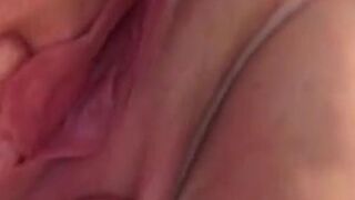 MILF takes on BBC (toy) cums rough