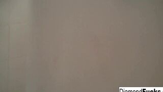 Diamond Gets Wet & Wild In The Shower! (Diamond Kitty)