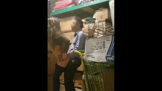 Busty fucks employee of Bodega Aurrera