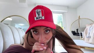 I Offer Him Kfc if He Fucks Me Hard!