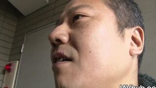 JAVHUB Sakura Kirishima plays with her hairy pussy