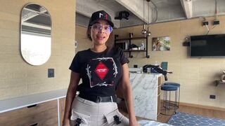 Busty Big Ass Latina MILF Fucks during Interview for Johnny Grey